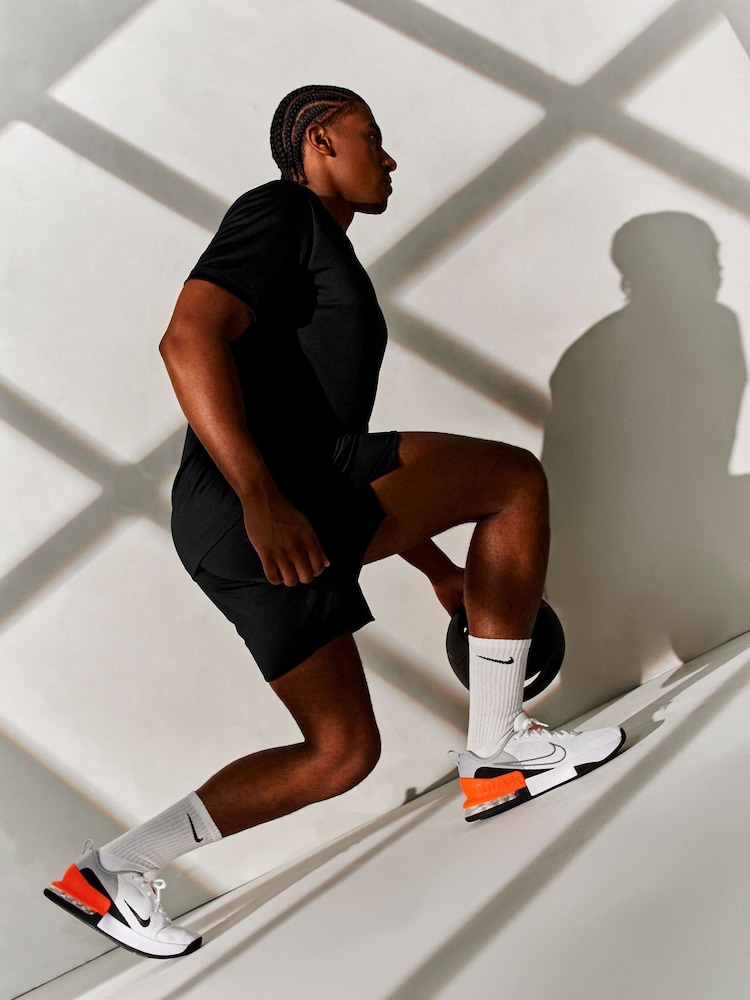 Nike Grey/Orange Air Max Alpha 6 Trainers - Image 5 of 11