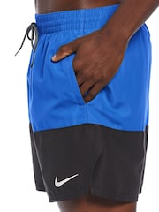 Синий - Nike пляжные шорты 5 дюймов Volley - Изображение 3 из 7