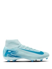 Парящий/белый - Футбольные бутсы Nike Adults Zoom Superfly Academy Ground - Image 1 of 10