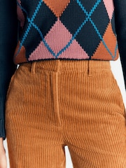 Boden Brown Fitzrovia Cord Column Trousers - Image 4 of 7
