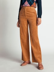 Boden Brown Fitzrovia Cord Column Trousers - Image 5 of 7