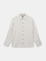 Mint Velvet Brown Stripe Shirt - Image 7 of 8
