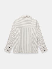 Mint Velvet Brown Stripe Shirt - Image 8 of 8