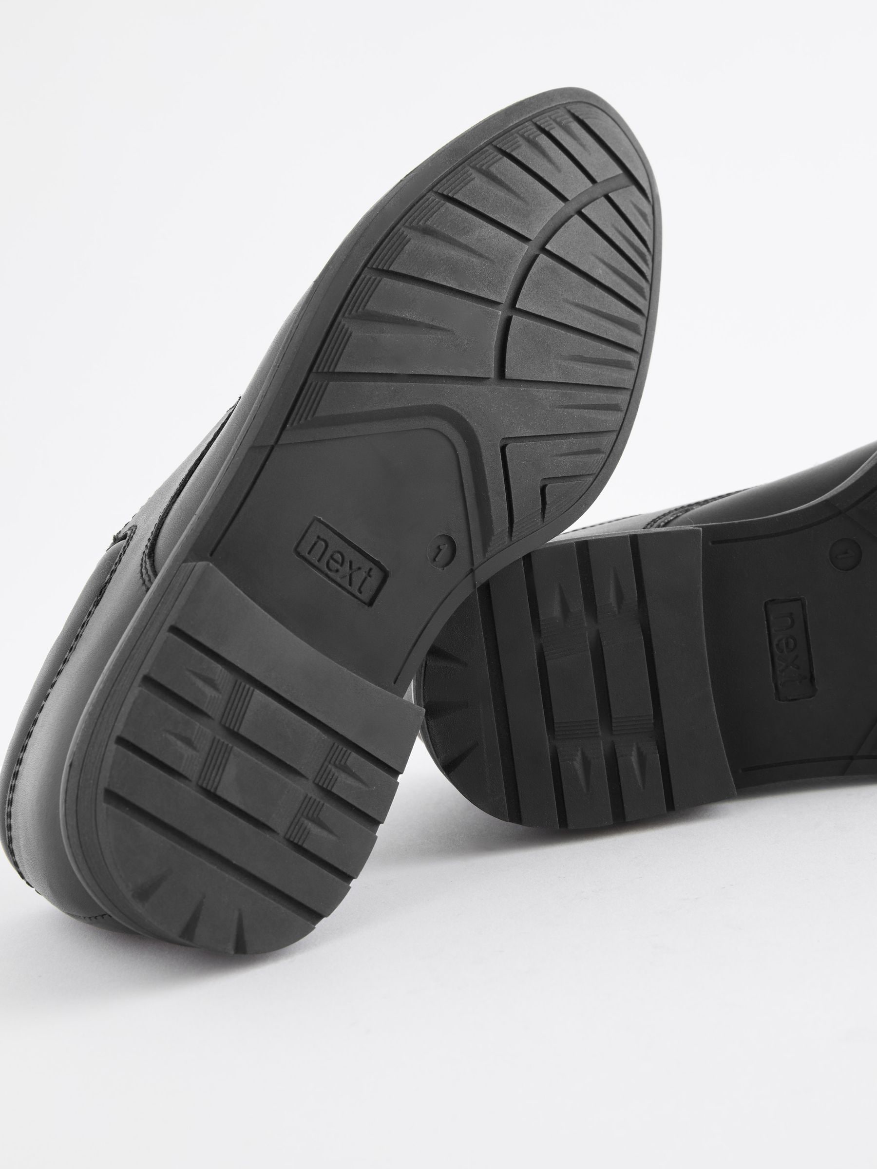 Plain black school trainers hotsell