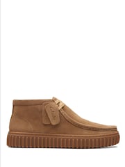 Clarks Brown Suede Torhill Hi Boots - Image 3 of 9