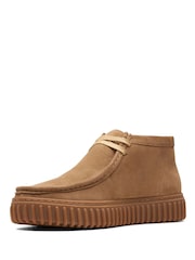 Clarks Brown Suede Torhill Hi Boots - Image 6 of 9