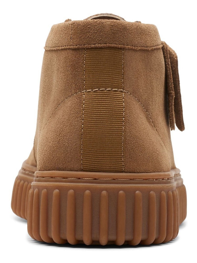 Clarks Brown Suede Torhill Hi Boots - Image 9 of 9