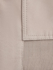 Reiss Stone Damon Suede Zip Through Jacket - Image 5 of 5