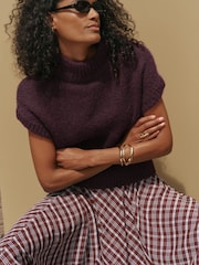 Mint Velvet Red Wool Blend Knit Top - Image 3 of 8