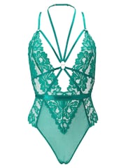 Ann Summers Green Confession Lace And Mesh Crotchless Body - Image 5 of 5