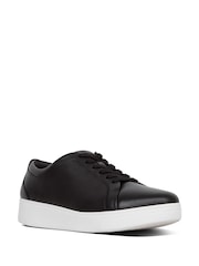 FitFlop Rally Leather Trainers - Image 2 of 4