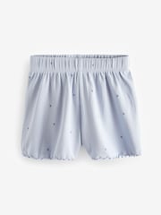 Blue Rib Shorts 5 Pack (3mths-7yrs) - Image 5 of 8