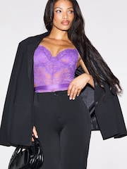 Ann Summers Purple Hold Me Tight Lace Body - Image 5 of 6