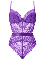 Ann Summers Purple Hold Me Tight Lace Body - Image 6 of 6