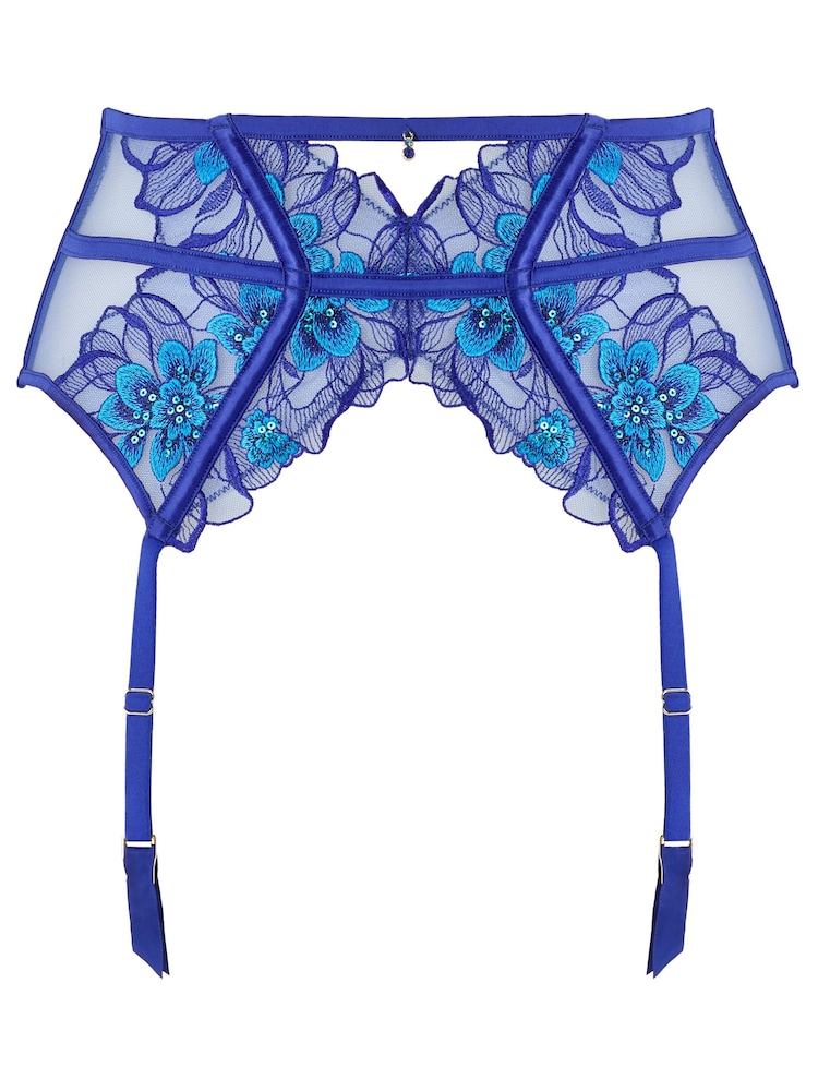 Ann Summers Neon Moon Floral Embroidery Waspie Suspenders - Bilde 5 av 5 Ann Summers Neon Moon Floral Embroidery Waspie Suspenders - Bilde 5 av 5
