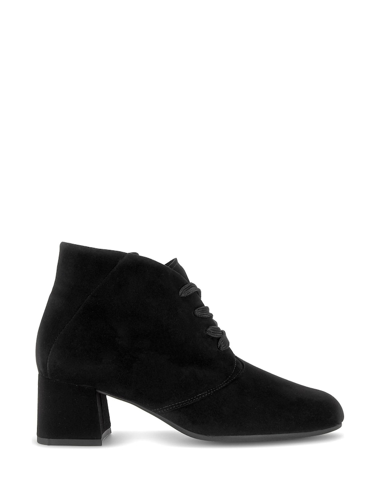 Gabor Black Tiff Ankle Boots - Image 2 of 5 Gabor Black Tiff Ankle Boots - Image 2 of 5