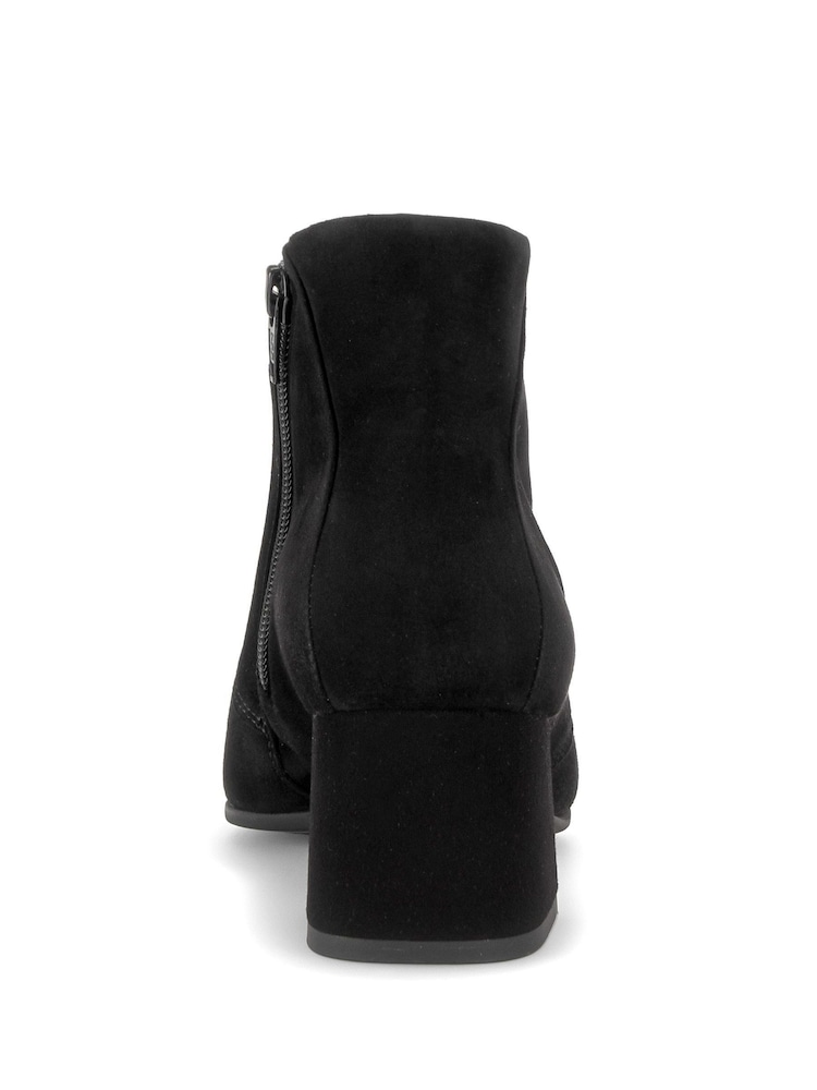 Gabor Black Tiff Ankle Boots - Image 5 of 5 Gabor Black Tiff Ankle Boots - Image 5 of 5