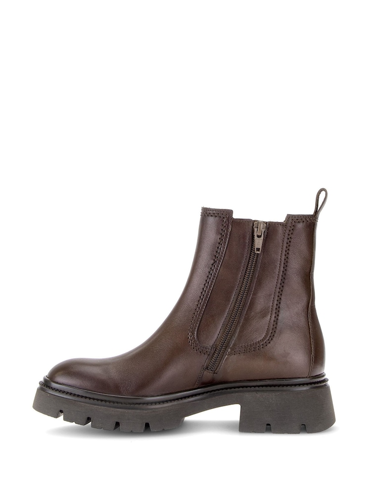 Gabor Brown Marissa Chelsea Boots - Image 2 of 5 Gabor Brown Marissa Chelsea Boots - Image 2 of 5