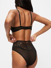 Ann Summers Ever Yours Lace High Waist Brazilian Knickers - Immagine 3 di 5