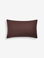 Brown Velvet Stripe 50 x 30cm Cushion - Image 3 of 5