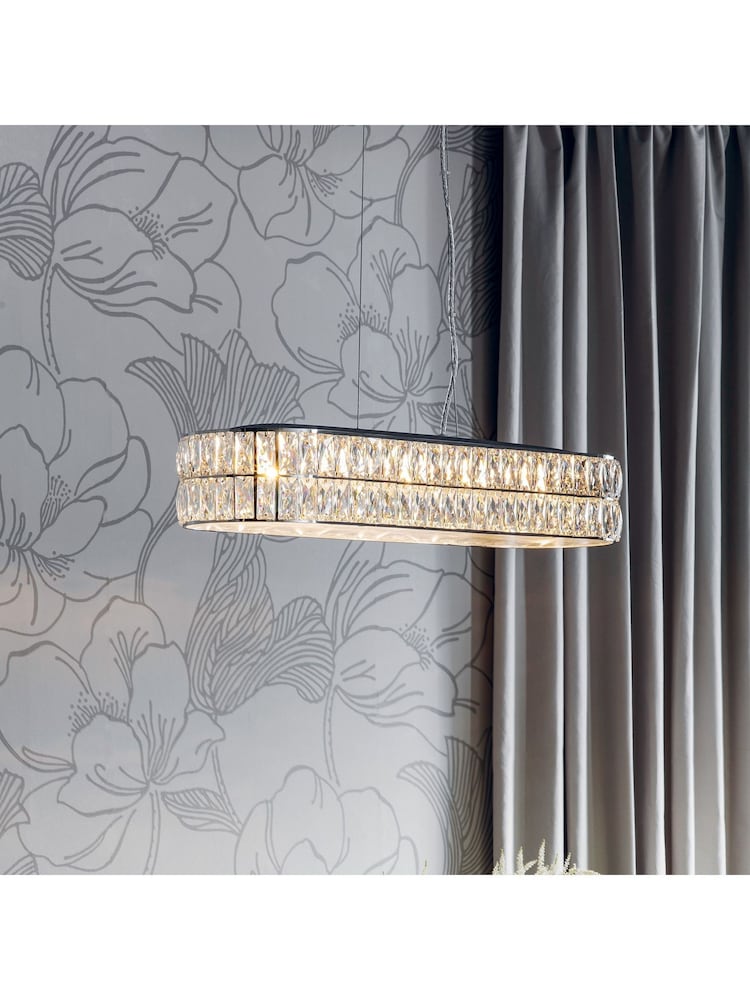 Gallery Home Silver Velma 5 Ceiling Light Pendant - Image 2 of 6 Gallery Home Silver Velma 5 Ceiling Light Pendant - Image 2 of 6