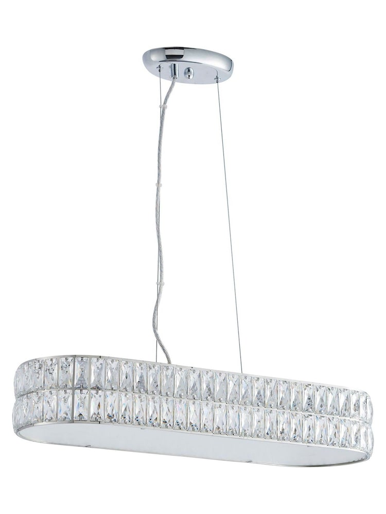 Gallery Home Silver Velma 5 Ceiling Light Pendant - Image 6 of 6 Gallery Home Silver Velma 5 Ceiling Light Pendant - Image 6 of 6