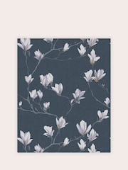 Laura Ashley Dusky Seaspray Magnolia Grove A4 Wallpaper Sample - Image 2 of 2