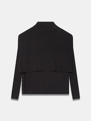Mint Velvet Brown Layered Knit Top - Image 6 of 7