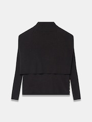 Mint Velvet Brown Layered Knit Top - Image 7 of 7