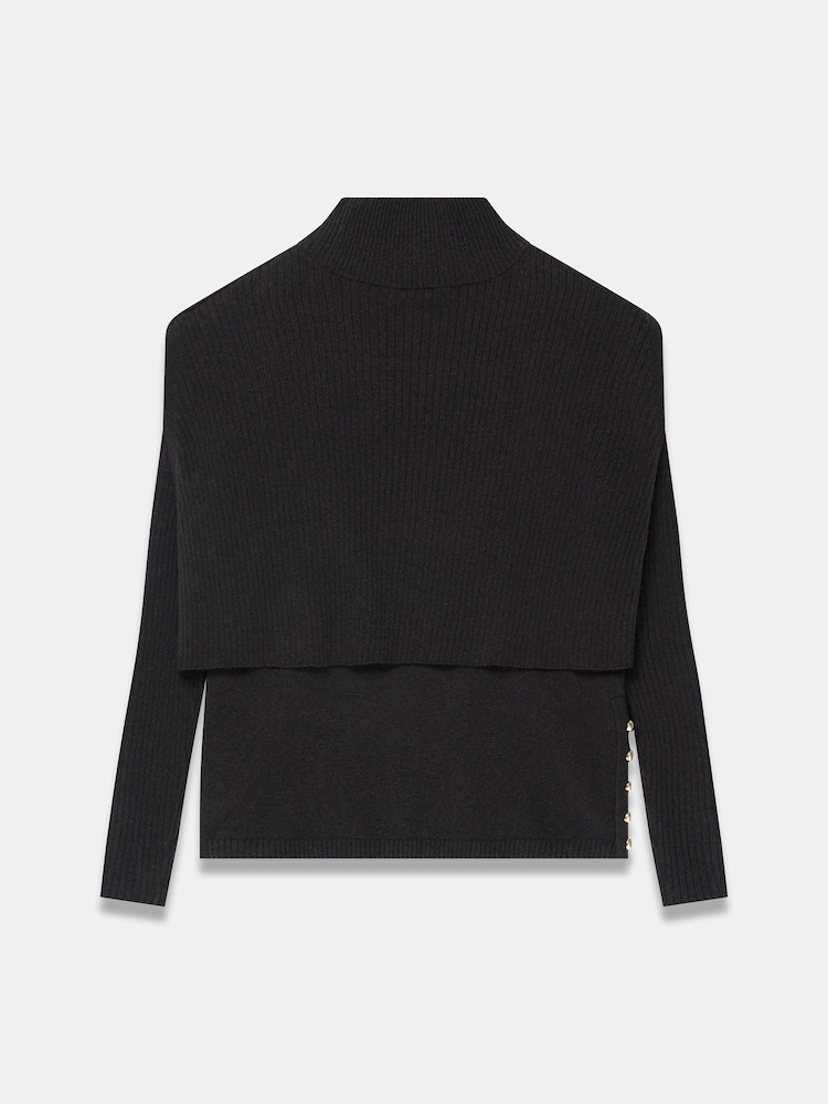 Mint Velvet Brown Layered Knit Top - Image 7 of 7 Mint Velvet Brown Layered Knit Top - Image 7 of 7