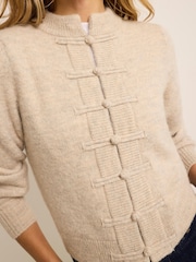 Mint Velvet Natural Wool Blend Cardigan - Image 6 of 8