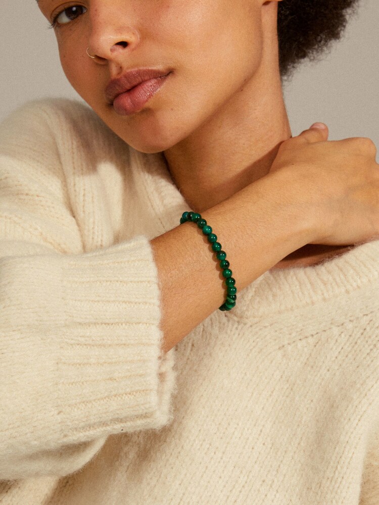 PILGRIM Green Powerstone Bracelet - Image 3 of 3
