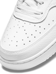 Nike White/Black Court Vision Low Trainers - Image 7 of 8