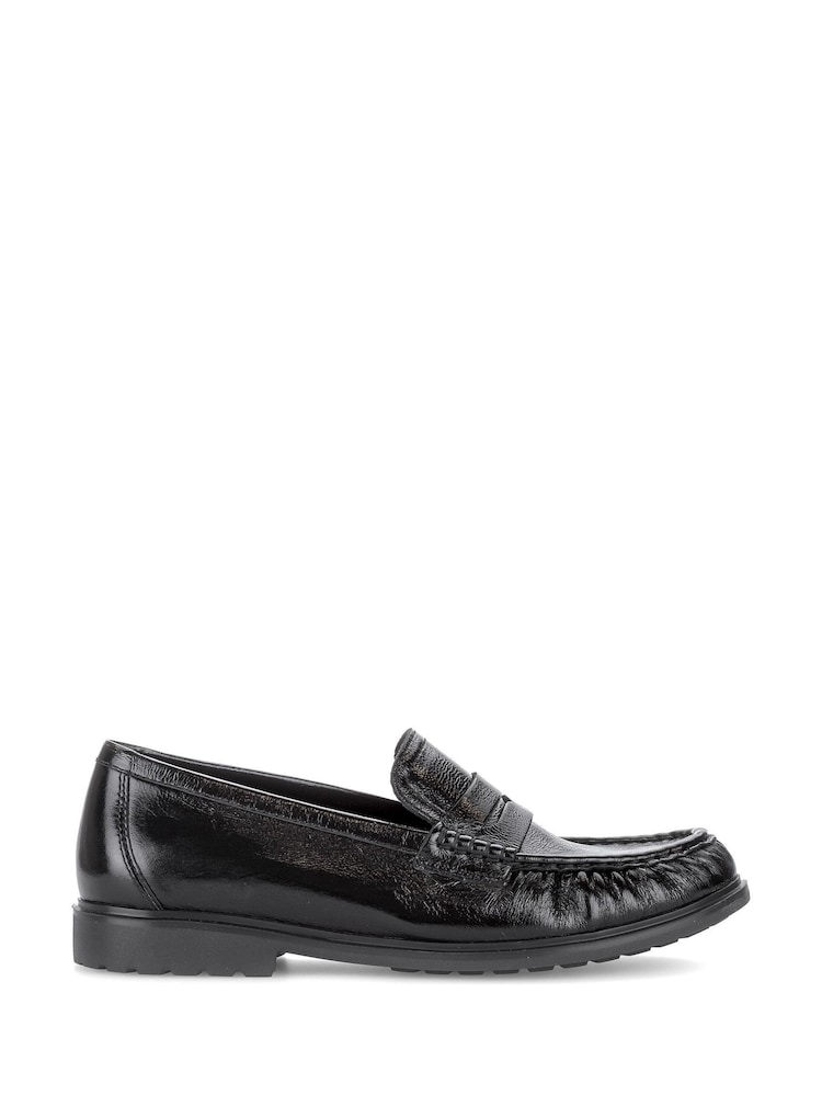 Gabor Black Halo Slip-On Loafers - Image 1 of 5 Gabor Black Halo Slip-On Loafers - Image 1 of 5