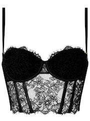 Ann Summers Black Lace Envy Corset Top - Image 6 of 6
