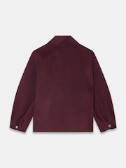 Mint Velvet Red Wool Blend Hand Finished Bomber Jacket - Image 7 of 7