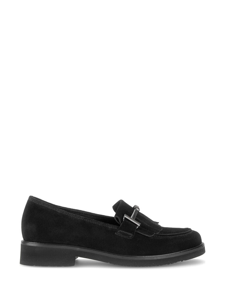 Gabor Black Leader Slip-On Loafers - Image 1 of 5 Gabor Black Leader Slip-On Loafers - Image 1 of 5