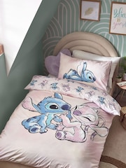 Lilo & Stitch Purple Reversible 100% Cotton Duvet Cover and Pillowcase Set - Image 1 of 8