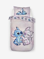 Lilo & Stitch Purple Reversible 100% Cotton Duvet Cover and Pillowcase Set - Image 10 of 11