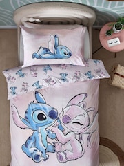 Lilo & Stitch Purple Reversible 100% Cotton Duvet Cover and Pillowcase Set - Image 3 of 8