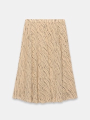Mint Velvet Natural Spot Print Skirt - Image 7 of 7
