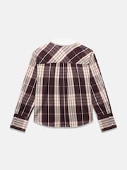Mint Velvet Red Checked Cotton Shirt - Image 8 of 8
