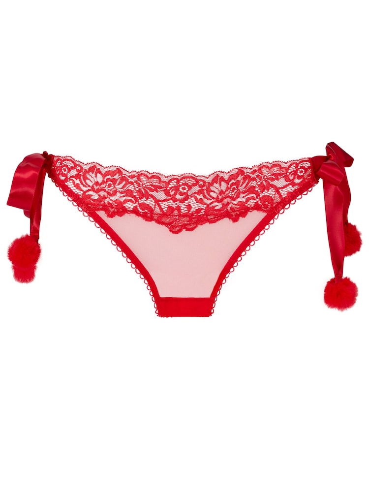 Culotte brésilienne en dentelle et résille transparente Ann Summers Undress Me - Image 5 de 5