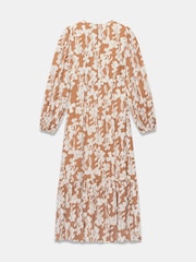 Mint Velvet Natural Floral Print Midi Dress - Image 7 of 7