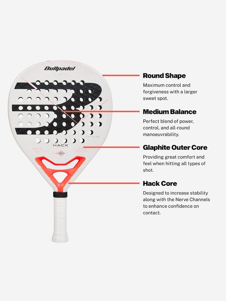 Bullpadel Hack Advance Padel Racket - 5суретінің 5 суреті