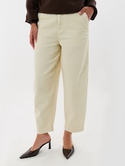 Threadbare Cream Barrel Leg Jeans - Image 2 of 4