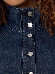 أزرق - Threadbare جاكيت بومبر من الدنيم - صورة 5 من 5