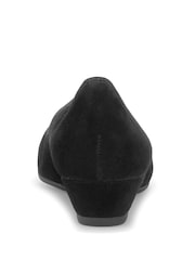 Gabor Black Chester Wedge Shoes - Image 3 of 5