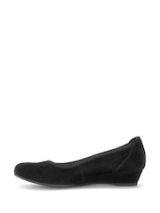 Gabor Black Chester Wedge Shoes - Image 4 of 5