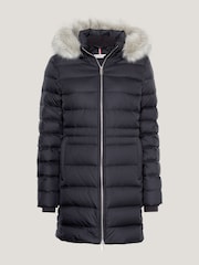 Tommy Hilfiger Black Tyra Down Coat - Image 6 of 9